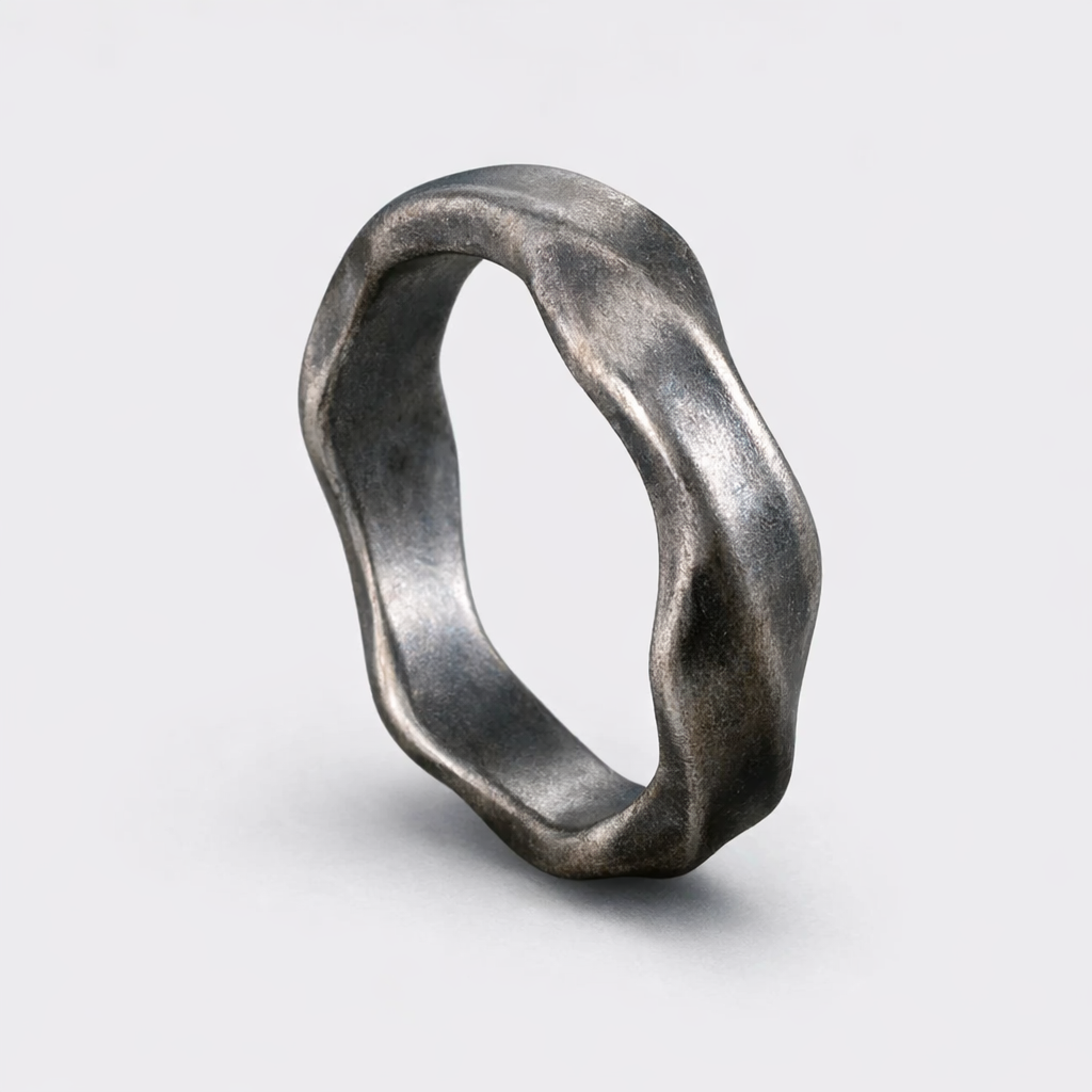 Vnox Mobius Ring: Timeless Stainless Steel Band