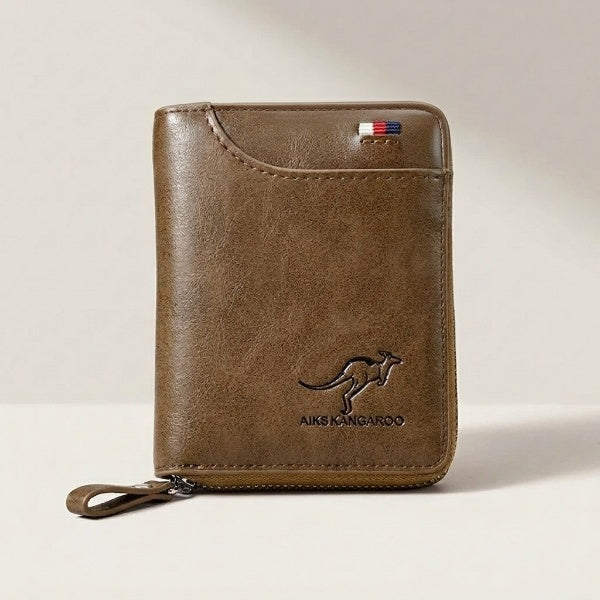 Portefeuille de luxe en cuir pour homme avec protection RFID