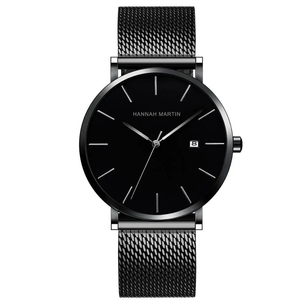 Elegant Men's Bauhaus Quartz Watch