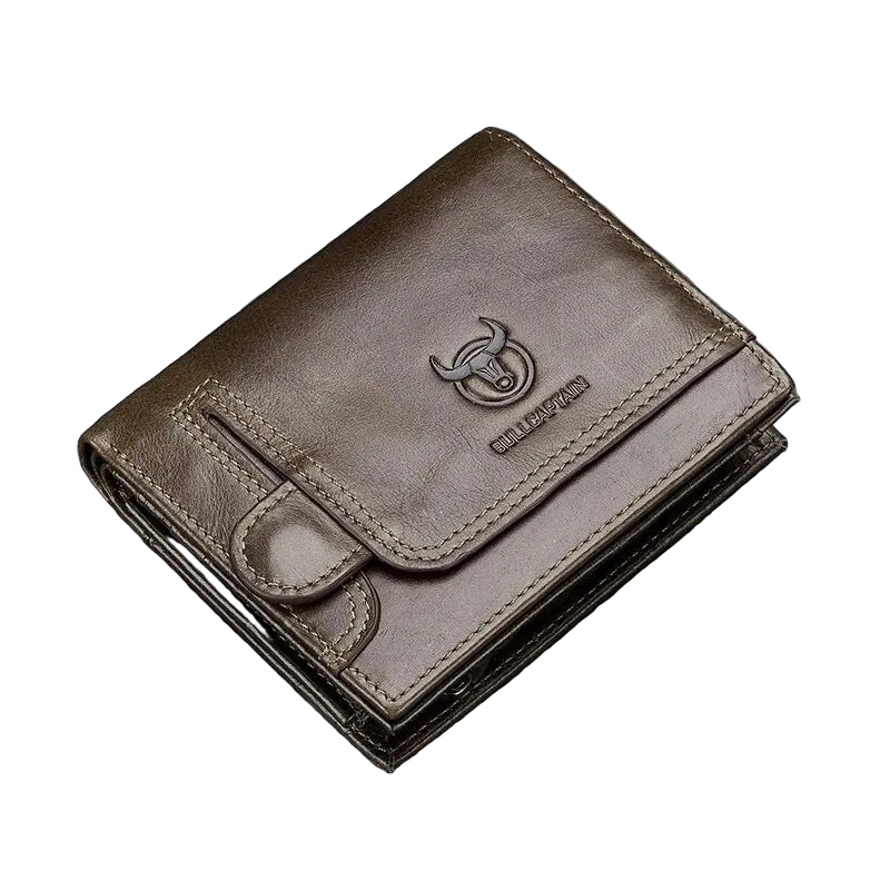 RFID Blocking Leather Wallet - 15 Card Slots