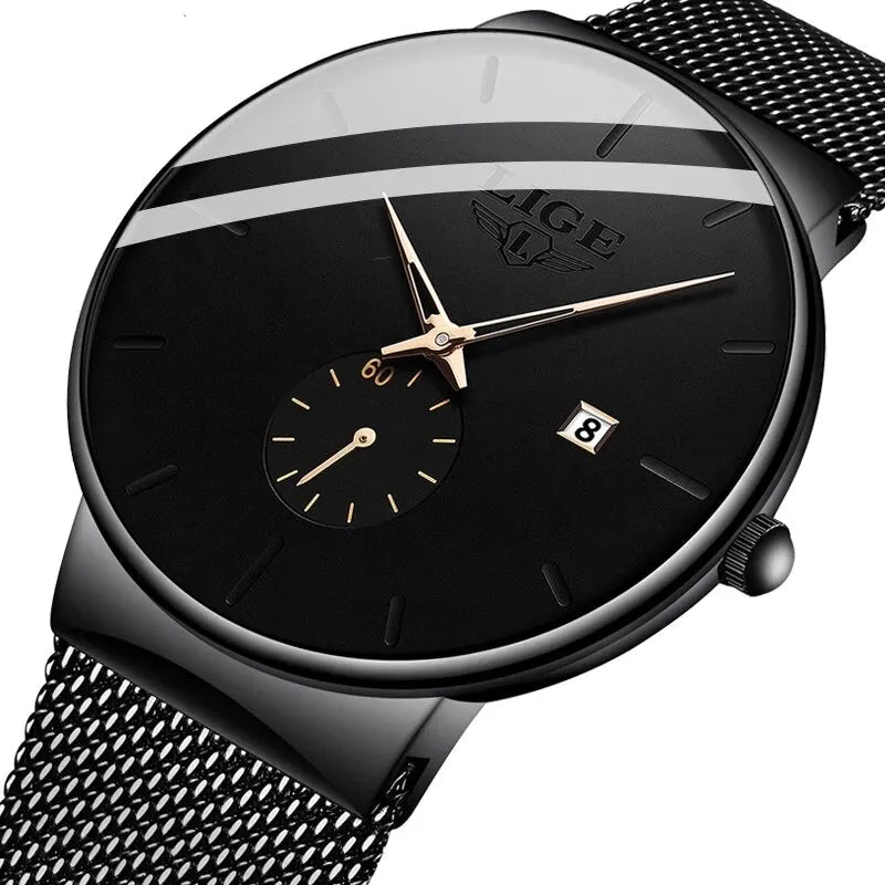 Luxury Quartz Men's Watch - Waterproof & Sleek