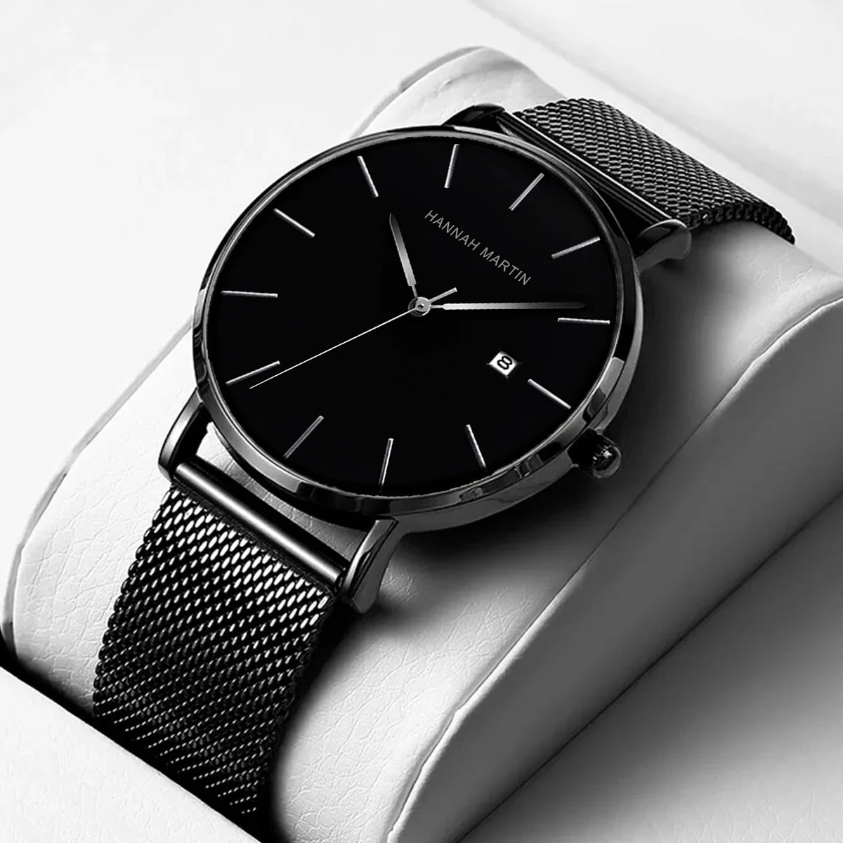 Elegant Men's Bauhaus Quartz Watch