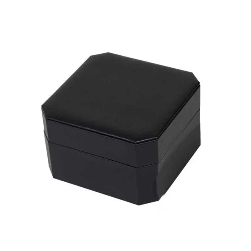 Caixa de relógio pu vintage, caixa de armazenamento de relógio de couro, recipiente elegante, caixa de exibição de relógio, material pu para viagens ao ar livre