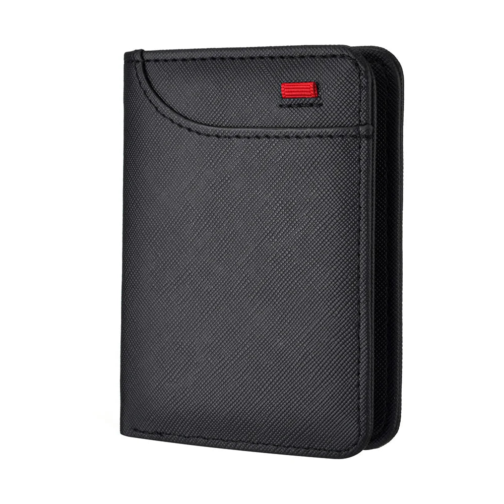 Men's Wallet Vertical Multi Card Small Wallet Driver's License Youth Mini Student Change Bag Card Bag