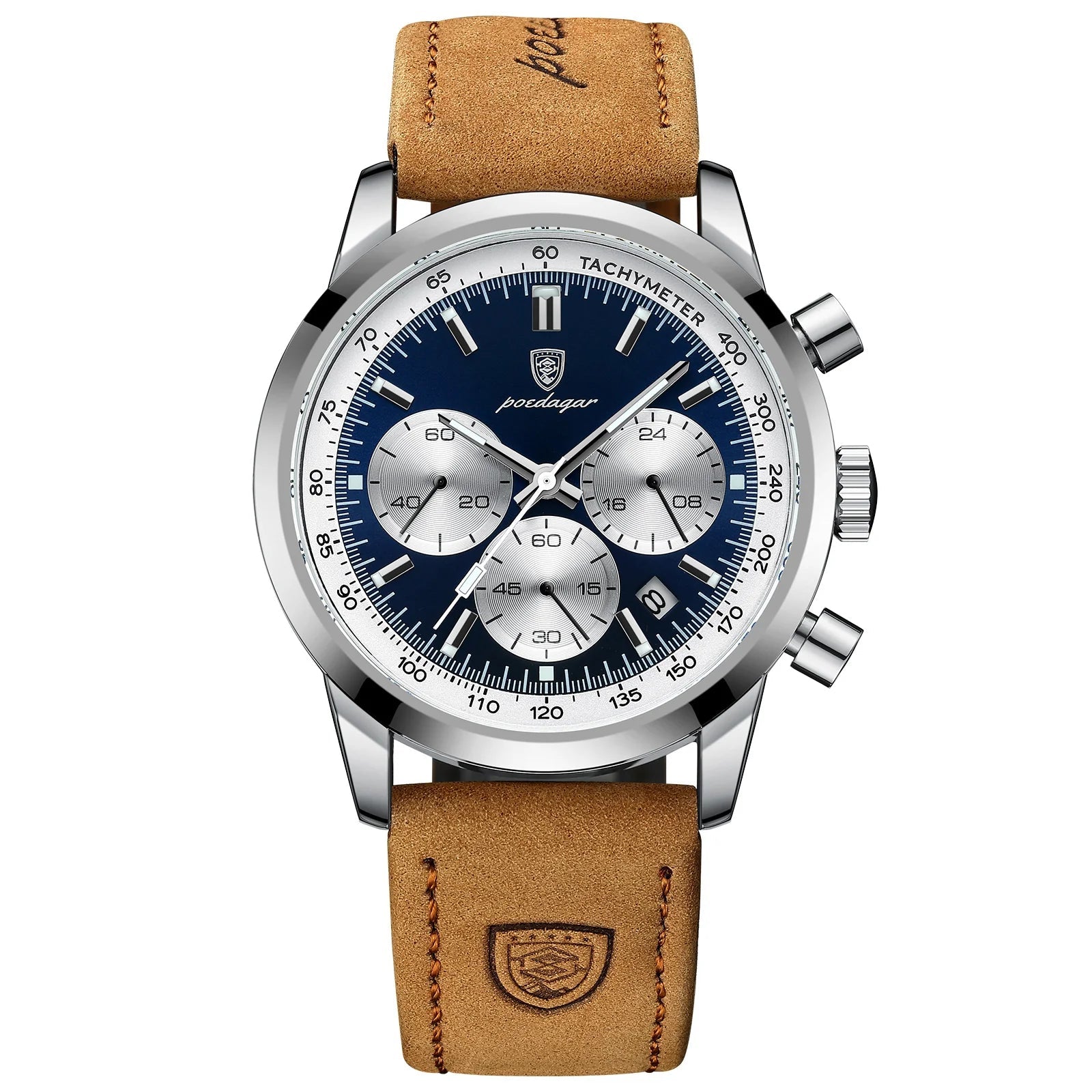 Cordace Rotterdam – Sport Leather Chronograph Watch