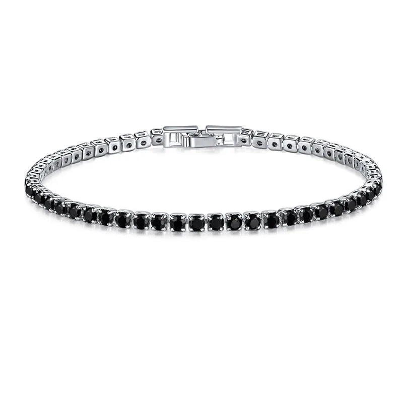 Elegant 925 Sterling Silver Zircon Bracelets for Women