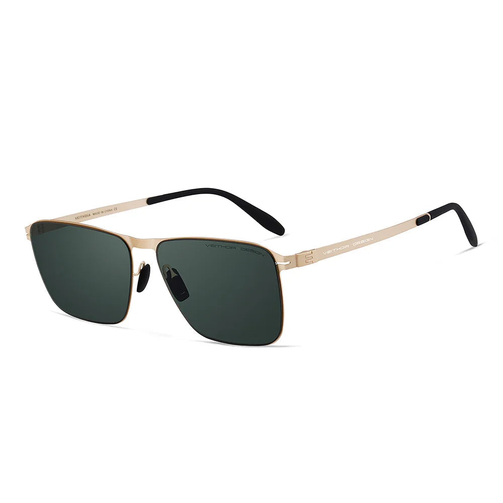 Cordace Stainless Steel Sunglasses – Men’s Polarized UV400