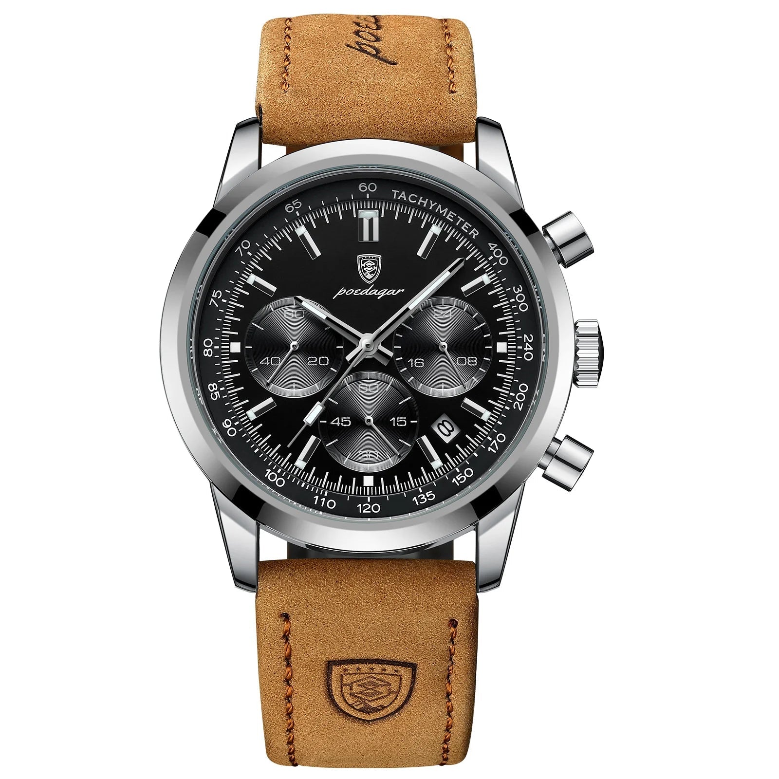 Cordace Rotterdam – Sport Leather Chronograph Watch