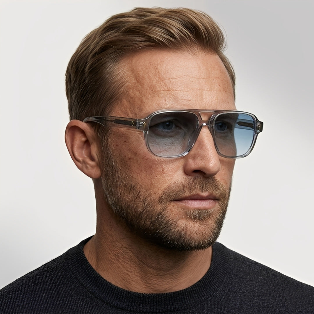 Cordace Transparent Frame Sunglasses – Retro UV400 Protection