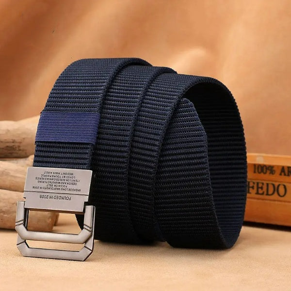 Ceinture tactique de luxe en toile pour homme - Durable et élégante