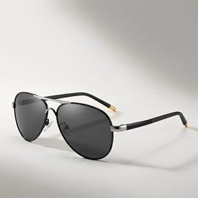 Lunettes de soleil aviateur polarisées pour homme - Vision HD