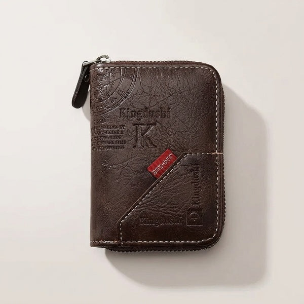 Cordace Retro Compact PU Wallet