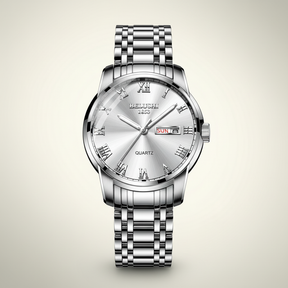 Lorqen Tokyo – Luxuriöse Herren-Quarzuhr – Elegantes Edelstahlgehäuse