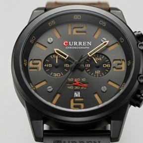 Cordace Dubai – Leather Chronograph Watch