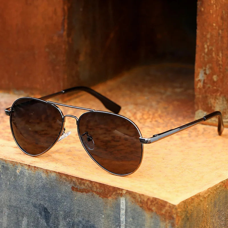 Myt_0297 óculos de sol polarizados para homens e mulheres, óculos de sol de aviação para rosto pequeno, retrô, piloto masculino, óculos de sol uv400