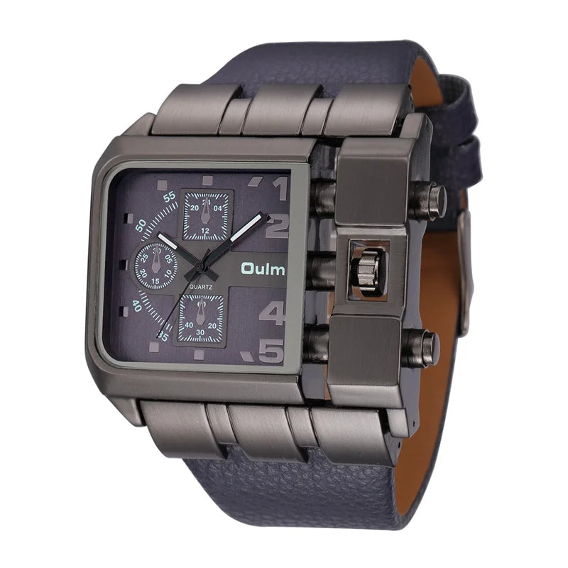 Men's Luxury Square Dial Quartz Watch