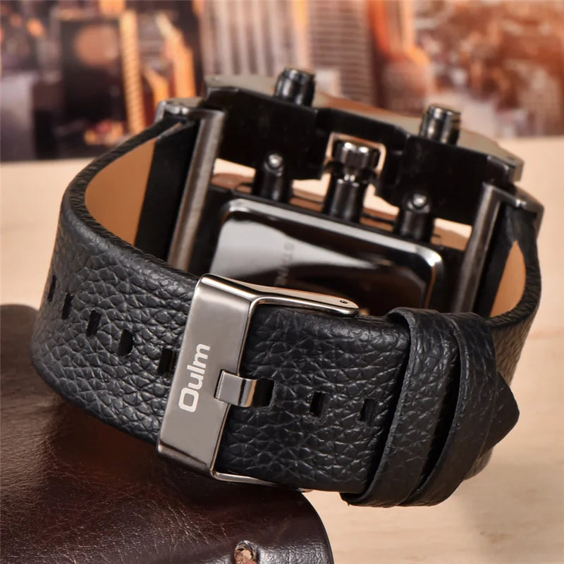 Men's Luxury Square Dial Quartz Watch