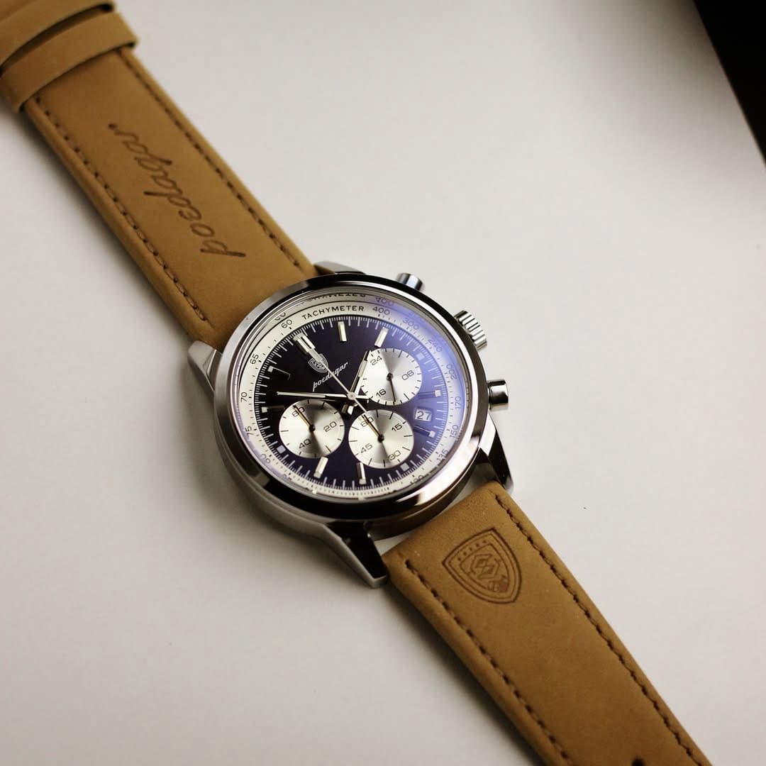 Cordace Rotterdam – Sport Leather Chronograph Watch
