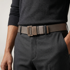 Ceinture tactique de luxe en toile pour homme - Durable et élégante