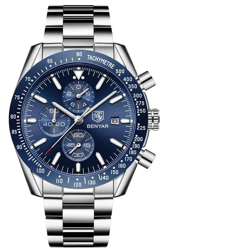 Cordace Melbourne – Steel Chronograph Watch