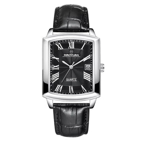 MAOYUAN New Square European and American Casual Leather Quartz Watch Waterproof Sports Calendar Roman Digital watches for man