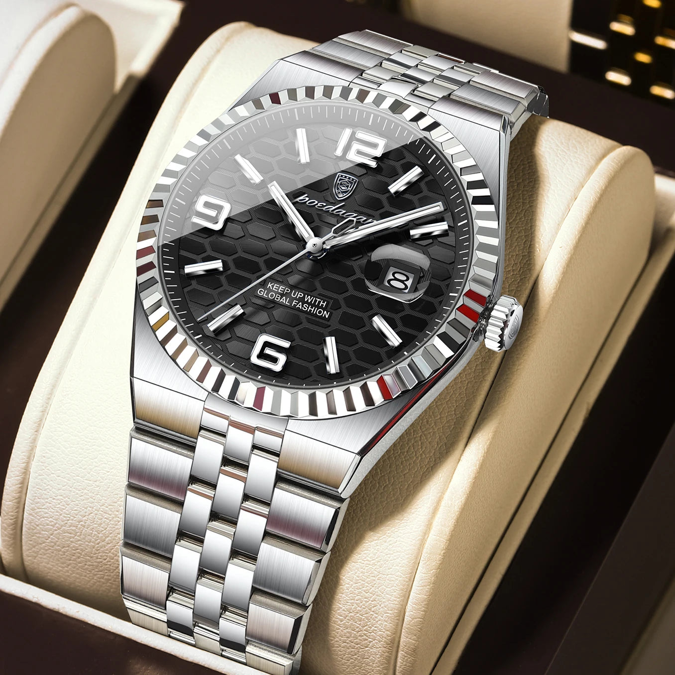Luminous Luxury Men's Waterproof Watch
