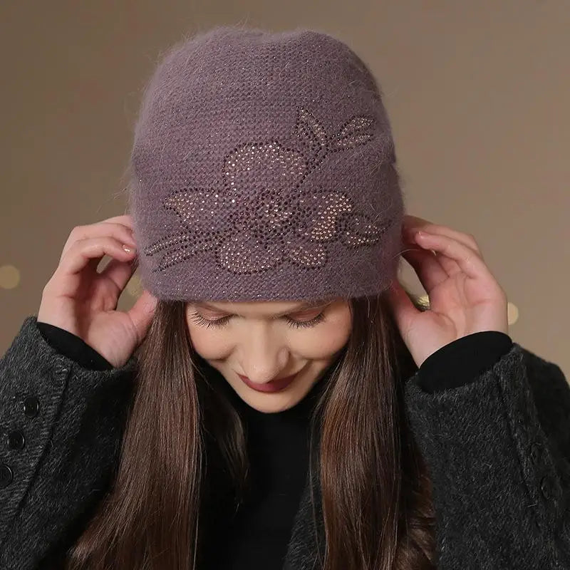 Elegant Women's Winter Knit Hat