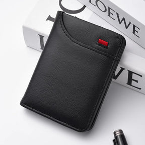 Men's Wallet Vertical Multi Card Small Wallet Driver's License Youth Mini Student Change Bag Card Bag