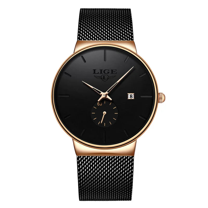 Luxury Quartz Men's Watch - Waterproof & Sleek