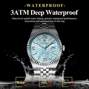 Luminous Luxury Men's Waterproof Watch