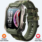Men's Outdoor Sports Smartwatch - Waterproof & Fitness Tracker