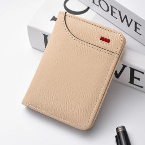 Men's Wallet Vertical Multi Card Small Wallet Driver's License Youth Mini Student Change Bag Card Bag