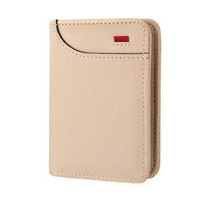 Men's Wallet Vertical Multi Card Small Wallet Driver's License Youth Mini Student Change Bag Card Bag