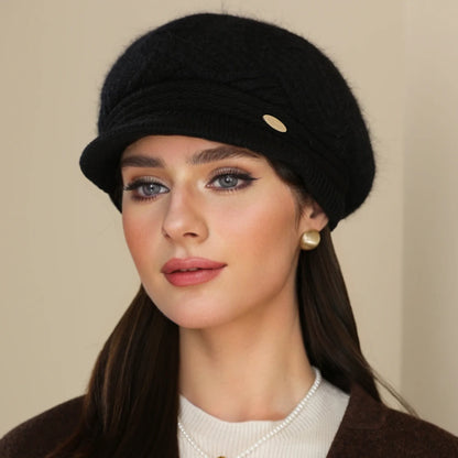 Plush-Lined Women's Knit Cap