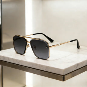 Novo metal quadrado gradiente óculos de sol moda das mulheres dos homens luxo óculos de sol esportes ao ar livre condução óculos de pesca uv400