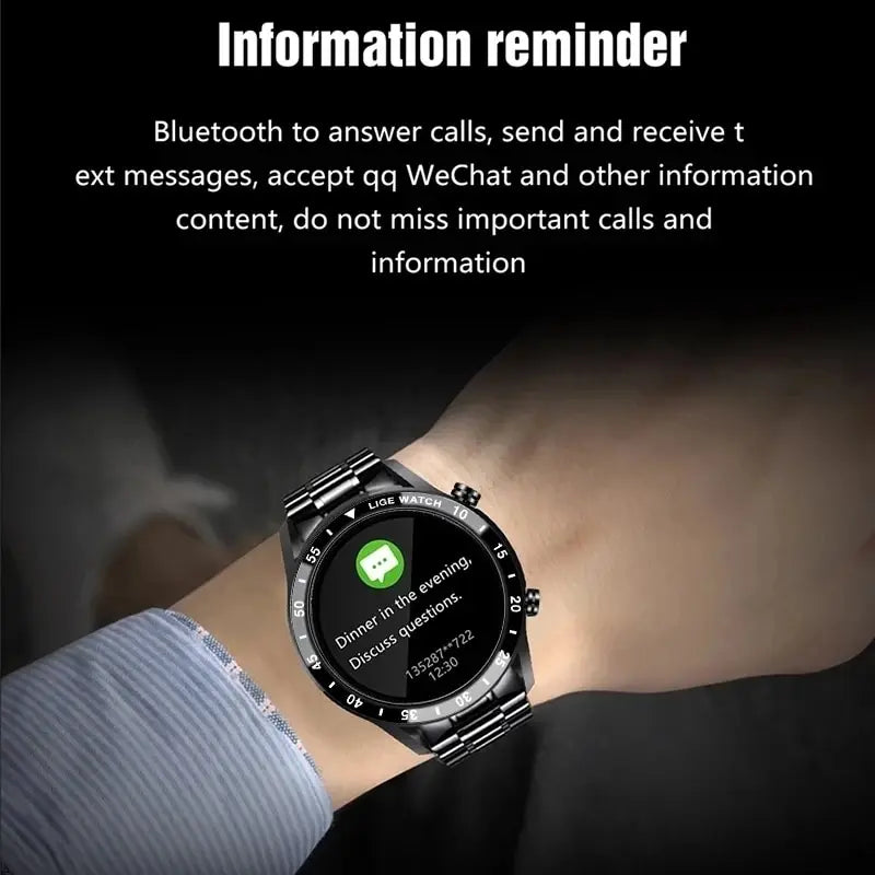 Full Circle Touch Smartwatch with Bluetooth Call
