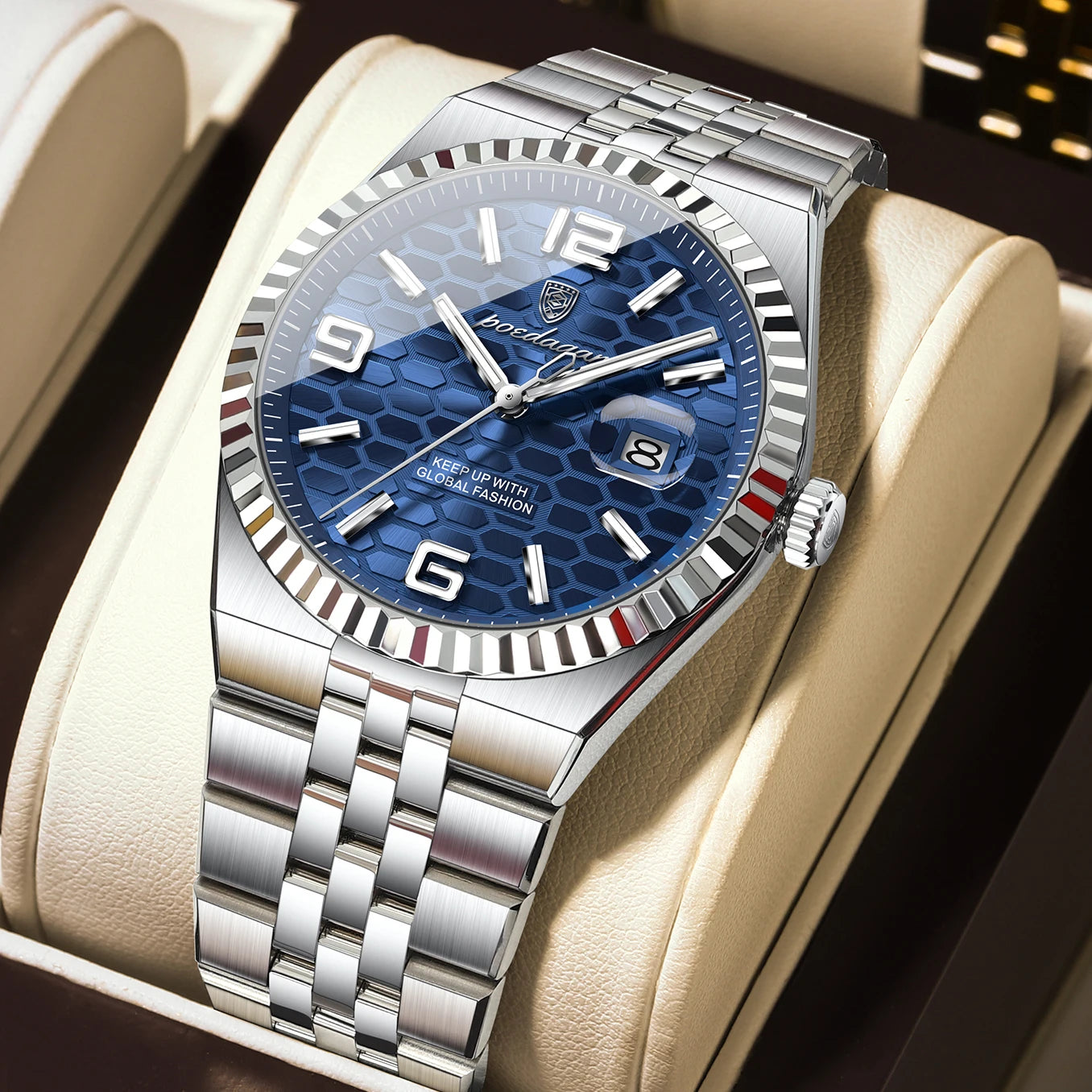 Luminous Luxury Men's Waterproof Watch