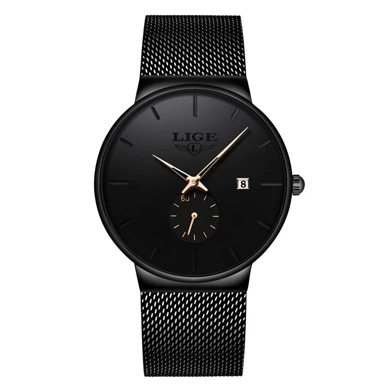 Luxury Quartz Men's Watch - Waterproof & Sleek