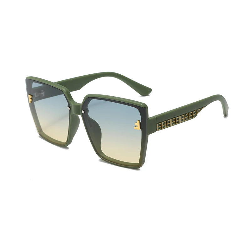 Chic Oversized UV400 Square Sunglasses for Women