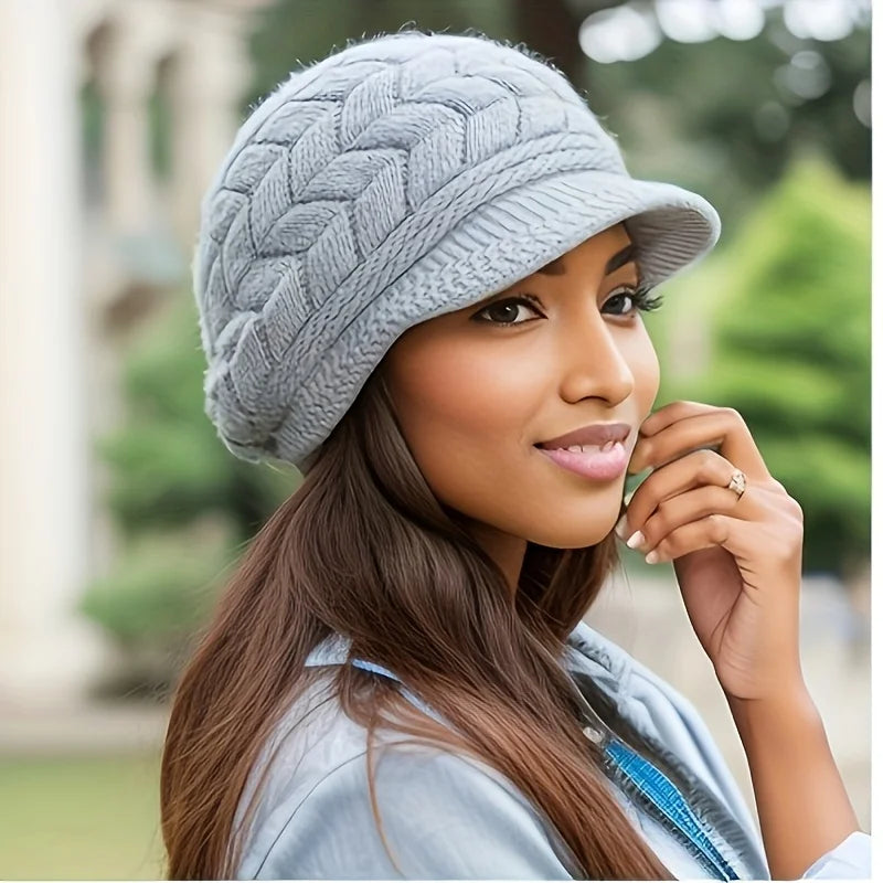Elegant Winter Knit Cap