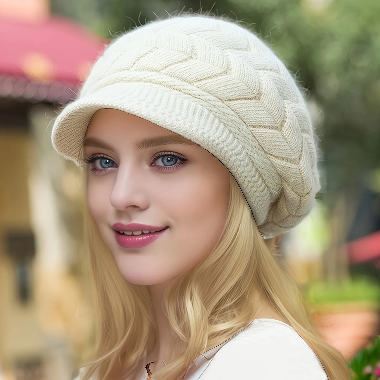 Elegant Winter Knit Cap
