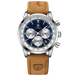 Cordace Rotterdam – Sport Leather Chronograph Watch