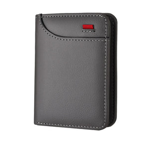 Men's Wallet Vertical Multi Card Small Wallet Driver's License Youth Mini Student Change Bag Card Bag