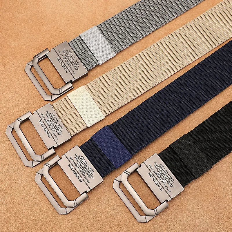 Men Belt Fashion Luxury Designer Jeans Belt for Men Military Sports Strap Nylon Webbing Fabric Tactical Army Canvas Casual Belt