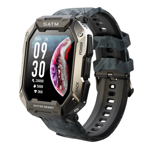 Men's Outdoor Sports Smartwatch - Waterproof & Fitness Tracker