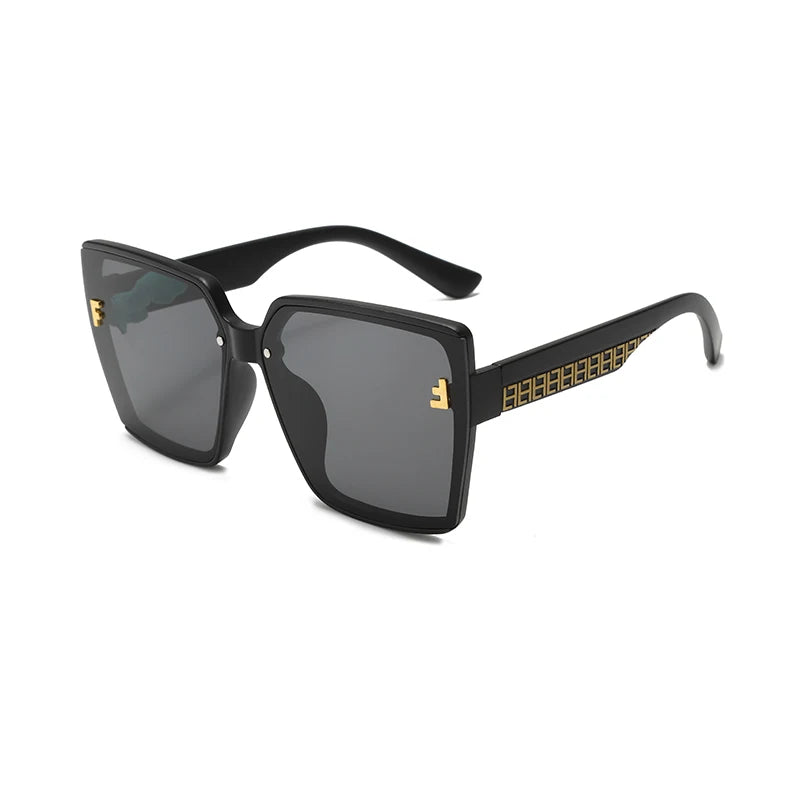 Chic Oversized UV400 Square Sunglasses for Women