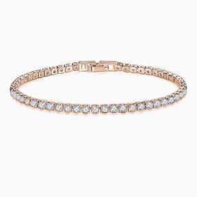 Elegant 925 Sterling Silver Zircon Bracelets for Women