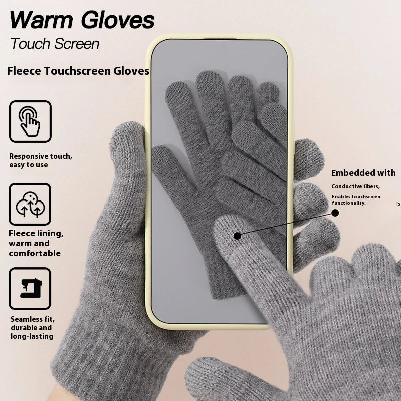 Elegant Winter 3-Piece Set: Hat, Scarf & Gloves Gift