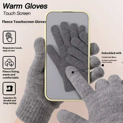 Elegant Winter 3-Piece Set: Hat, Scarf & Gloves Gift