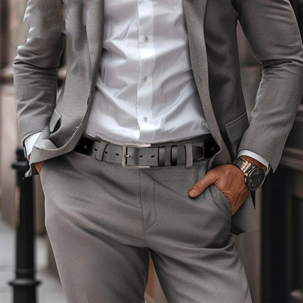 Maikun Men's Classic Anti-Scratch Alloy Belt